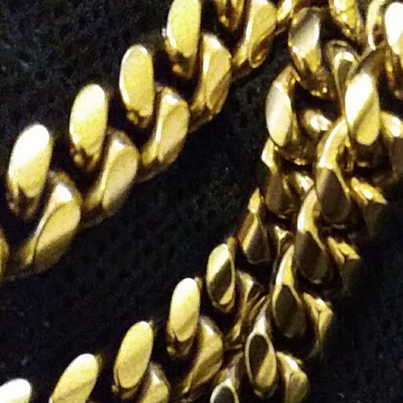 24 inch cuban link gold plated chain - Picture 2 of 2